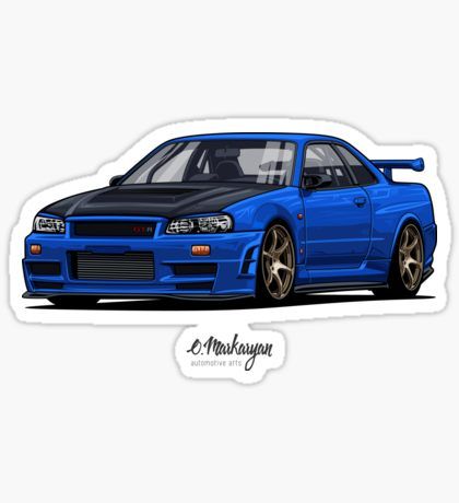 Gtr Sticker, Nissan Gtr 35, Nissan R32, Gtr 35, Nissan R34, Nissan Gtr R34, R34 Skyline, Skyline Gtr R34, R34 Gtr