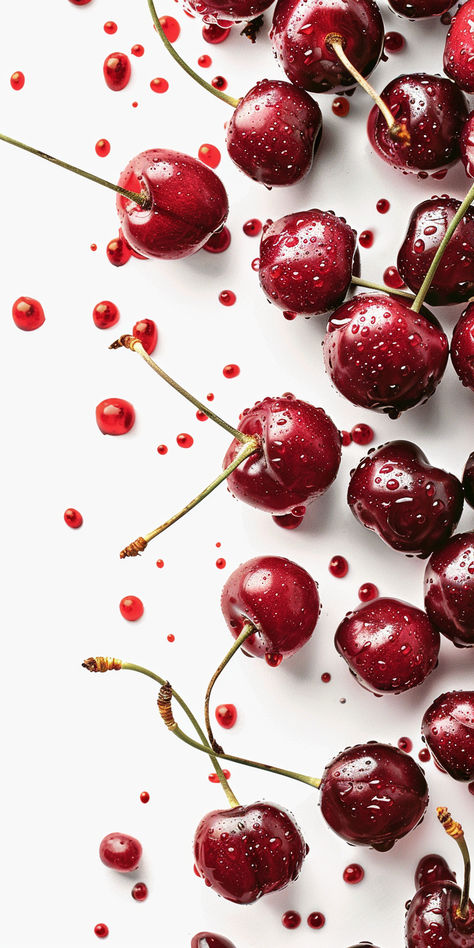 Euphoria Background, Fruit Art Print, Christmas Tree Accessories, Fruits Images, Cherry Fruit, Fruit Photography, Iphone Homescreen Wallpaper, Food Wallpaper, Beautiful Fruits