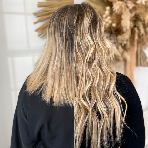 18inch Hair Extensions, Hand Tied Extensions, 1 Row Hand Tied Extensions, 16 Inch Hand Tied Extensions, Hand Tied Weft Hair Extensions Care, Blonde Hand Tied Extensions, Blonde Extensions, Sun Kissed Hair, Blonde Hair Extensions