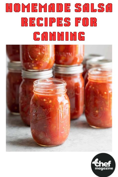 Preserve the bold flavors of summer with this Homemade Salsa Recipes for Canning! Made with fresh tomatoes, peppers, onions, and just the right amount of spice. Whether you’re using Roma tomatoes or Big Mama varieties, this homemade tomato salsa canning recipes, homemade sweet salsa recipe for canning is delicious and easy to make. Great for pairing with chips, tacos, and more. Ensure your jars are clean and follow safe canning practices. Learn more tips on perfecting your canned salsa! Roma Tomatoes Salsa, Smooth Salsa Recipe For Canning, Salsa With Tomato Sauce, Canning Recipes For Salsa, Making And Canning Salsa, Pioneer Woman Salsa Recipe, Ball Salsa Canning Recipe, Easy Salsa Recipe For Canning, Homemade Salsa Recipe With Fresh Tomatoes