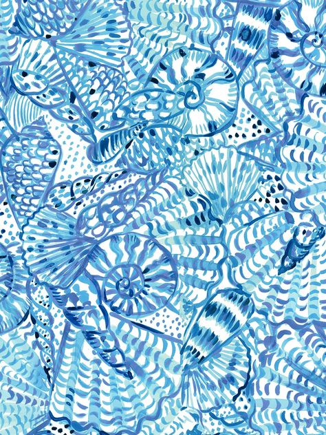 Costal Ipad Wallpaper, Costal Granddaughter Aesthic Wallpaper, Coastal Computer Wallpaper, Preppy Ocean Background, Costal Granddaughter Wallpapers, Costal Granddaughter Posters, Beachy Wallpapers Blue, Preppy Underwater Background, Lilly Pulitzer Christmas