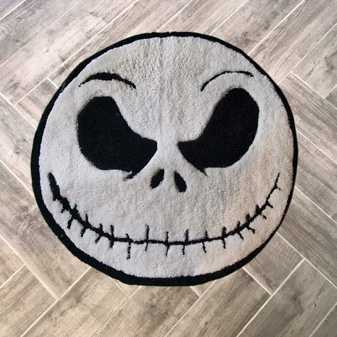 🎃 Spooky Chic: Tufted Skeleton Jack Design Rug - Custom Sizes! 💀 Transform your space into a haunted haven with our unique tufted skeleton jack design rug! Each rug is a spooky masterpiece, adding a touch of Halloween charm to your home. 🕸️ Customizable Sizes: Choose the perfect fit for your space! Available in both 3ft by 3ft and 4ft by 4ft, our rugs are made to order to suit your eerie decor needs. 🖤 Premium Quality Materials: Crafted with high-quality, soft yarns to ensure a comfortable f Fall Tufted Rugs, Coraline Rug, Skeleton Rug, Funny Rugs, Eerie Decor, Halloween Rugs, Halloween Rug, Rug Tufted, Spooky Chic