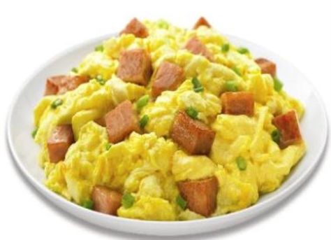 SPAM® and Scrambled Eggs Spam And Eggs, Pasta Recipes For Two, Seafood Rice Recipe, Spam Recipes, Seafood Rice, Cooking Basmati Rice, Seafood Platter, Bbc Good Food, Low Fodmap Recipes