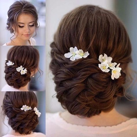 Easy Work Hairstyles, Easy Updos For Long Hair, Girls Hairstyles Easy, Braids For Medium Length Hair, Bridal Hair Buns, Long Hair Tutorial, Hair Tutorials Easy, Wedding Hairstyles For Long Hair, Party Hairstyles