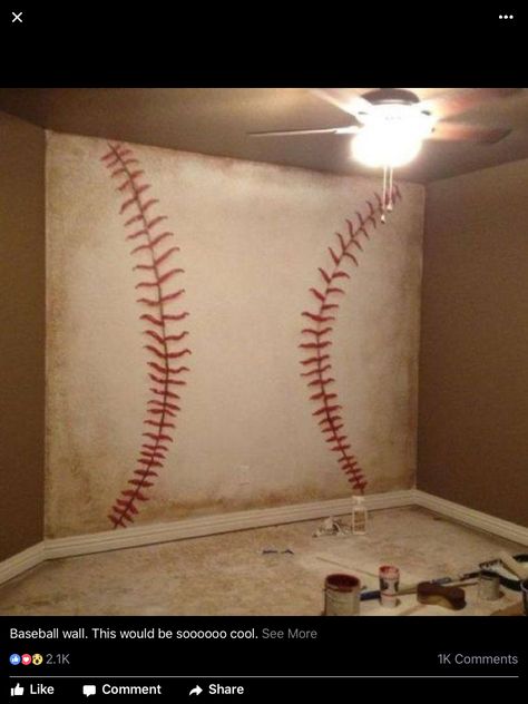 Baseball Themed Bedroom, Baseball Bedroom, Sport Bedroom, Baseball Room, Baseball Wall, Baseball Decor, Bedroom Accent, Baseball Theme, Sports Room