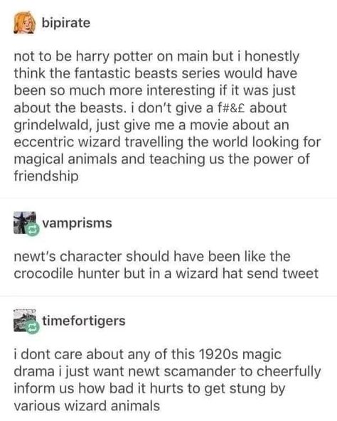 Why didn't they just make Newt Scamander the magical Crocodile Hunter? I'd watch the heck out of that. #harrypotter #fantasticbeasts #newtscamander Fantastic Beasts Animals, Fantastic Beasts Series, Harry Potter Pin, Newt Scamander, Fantastic Beasts And Where, Harry Potter Obsession, Harry Potter Series, Mischief Managed, Harry Potter Universal