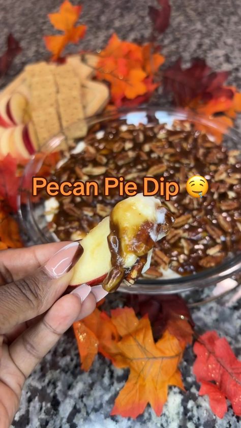 All Recipes Pecan Pie Dip, No Bake Pecan Pie Dip Recipe, Allrecipes No Bake Pecan Pie Dip, No Bake Pecan Dip, Pecan Pie Cream Cheese Dip, Peacon Pie Dip, Pecan Pie Cheesecake Dip, No Bake Pecan Pie Dip, Pecan Pie Dip Recipe