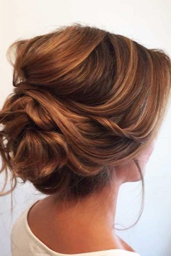 Stylish Hairstyles for Shoulder Length Hair ★ See more: http://lovehairstyles.com/hairstyles-for-shoulder-length-hair/ Updo Loose, Occasion Hairstyles, Low Bun Wedding Hair, Bridesmaid Hair Side, Feminine Hairstyles, Wedding Bun Hairstyles, Bridesmaid Hair Long, Stylish Hairstyles, Medium Curly