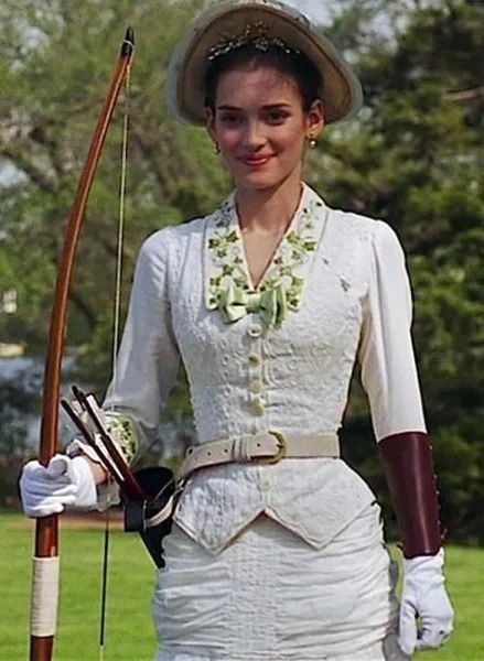 TBT: The Age of Innocence (1993) – Frock Flicks Innocence Movie, Archery Costume, Gilded Age Fashion, Gilded Glamour, Winona Forever, The Age Of Innocence, Period Clothing, Winona Ryder, Costume Drama