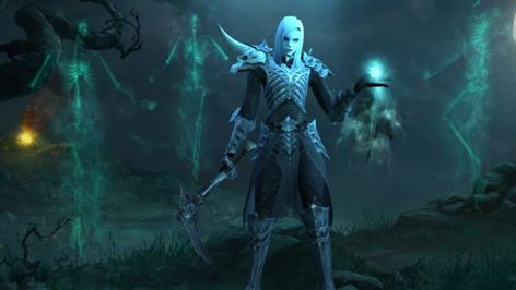 Diablo 3 Necromancer gets a beta experience boost and new cinematic intro | Blizzard Watch Diablo 3 Necromancer, Diablo Necromancer, Diablo 4 Necromancer, Diablo Characters, The Necromancer, Environment Design, Types Of Lighting, Dark Souls, Dancing