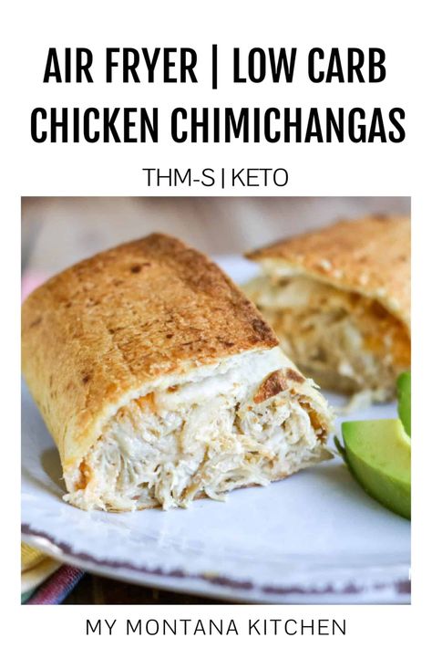 Chicken Chimichanga Recipe, Low Carb Mexican Food, Chicken Chimichanga, Ww Lunch, Chimichanga Recipe, Air Fryer Recipes Breakfast, Pepper Sandwich, Low Carb Mexican, Mexican Recipe