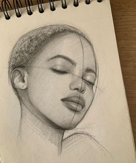 If you've ever wanted to learn how to draw a black girl, use this realistic portrait drawing as a reference. The more you practice drawing the better you will get. As you can see, this artist has perfect her shading skills. Easy Pencil Drawing, Realistic Sketch, Realistic Portrait, Girl Drawing Sketches, Cool Pencil Drawings, Portraiture Drawing, Black Art Painting, Dope Art, Realistic Art