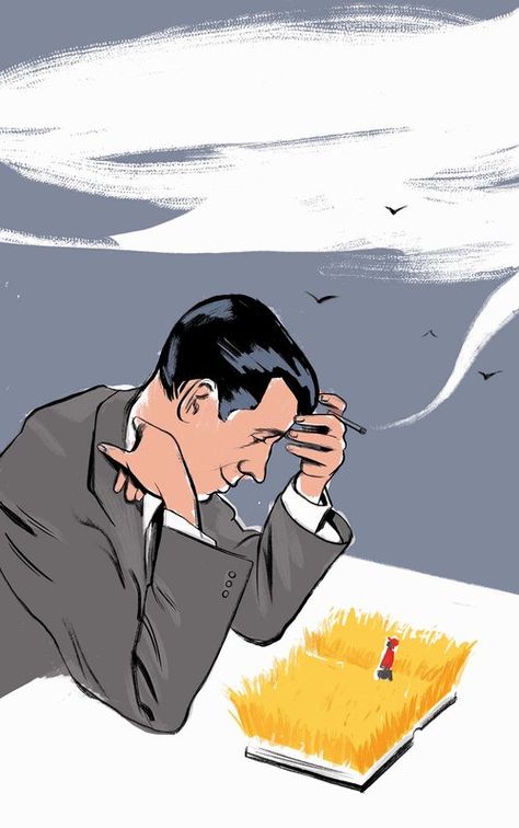 JD Salinger. Illustration by Annie Dills Jd Salinger, Holden Caulfield, Dane Dehaan, Catcher In The Rye, Literature Humor, Funny Drawings, Literature Art, Classic Paintings, Famous Books