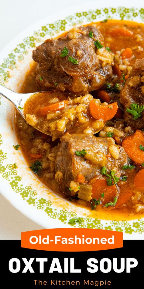 Oxtail Stew Recipe Slow Cooker, Ox Tail Soup Recipe, Oxtail Recipes Crockpot, Oxtail Soup Recipe, Oxtail Recipes Easy, Oxtail Stew Recipe, Beef Oxtail, Ox Tail, Fajita Casserole