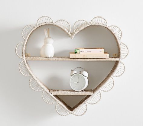 Nursery Decor & Nursery Wall Decor | Pottery Barn Kids Heart Shelf, Rooms Decoration, Storage Kids Room, Kid Toy Storage, Pottery Barn Teen, My New Room, Dream Room, New Room