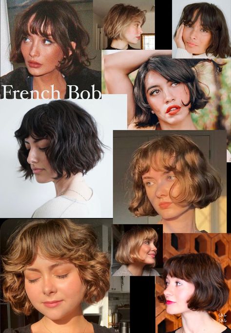 French Wavy Bob Haircut, Curled French Bob, Short Hairstyle French, French Choppy Bob, Parisian Bob Straight Hair, French Bob Bayalage, Bob Hairstyles French, Wavy Hair French Bob, Cropped French Bob