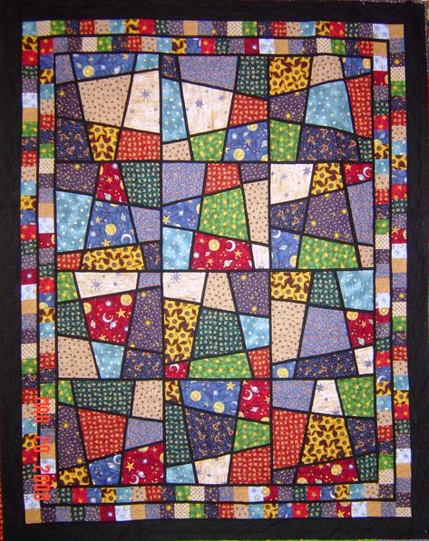 Mozaic Quilt Patchwork Quilting Designs, Tiled Quilt, Stained Glass Quilt, Batik Quilts, Crazy Patchwork, Scrap Quilt Patterns, Crazy Quilting, Diy Quilt, Scrappy Quilts