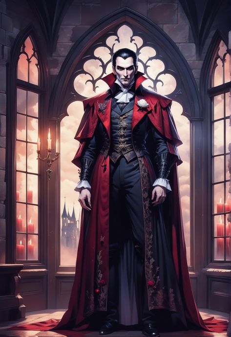 Vampire Suit Men, Victorian Vampire Aesthetic Male, Dracula Fashion, Vampire Outfit Men, Dracula Outfit, Vampire Suit, Dracula Cosplay, Vampire Ideas, Mens Pictures