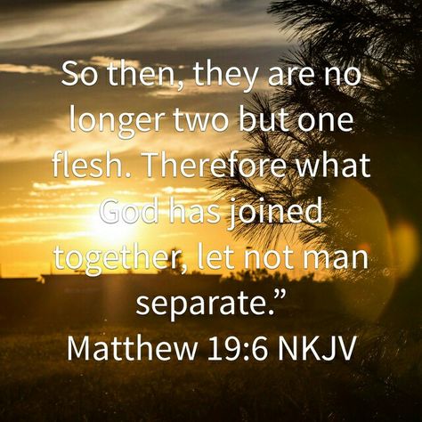 Making Christian Marriage a Success  What God has yoked together, let no man put apart.​—Matt. 19:6. What God Has Put Together Let No Man, What God Brings Together Let No Man, Scripture About Marriage, What God Has Joined Together, What God Has Joined Together Let No Man, Bible Verse For Couples Marriage, God At The Center Of Marriage Quotes, Marriage Tattoos, Sacred Marriage