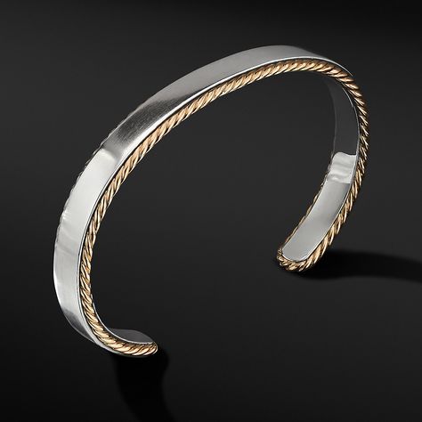 Unique Mens Bracelet, Luxury Bracelets, Petite Jewelry, David Yurman Mens, Designer Bracelet, Designer Bracelets, Men's Bracelets, Luxury Bracelet, Metal Shop