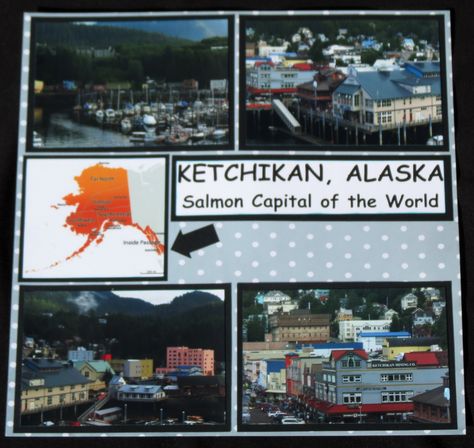 Alaska Cruise Scrapbook Pages, Alaska Cruise Scrapbook Layouts, Alaska Scrapbook Layouts, Scrapbooking Alaska, Alaska Scrapbook, Scrapbooking Vacation, Cruise Scrapbook Pages, Cades Cove Tennessee, Scrapbooking Layouts Travel