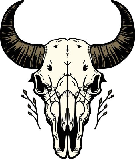 American Bison Tattoo, Buffalo Skull Drawing, Bison Skull Tattoo, Bull Skull Tattoo Design, Buffalo Skull Tattoo, Bison Tattoo Ideas, Bison Tattoo, Bull Skull Tattoos, Wildlife Tattoo