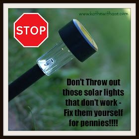 Solar Lights - DIY Quick Fix Cheap Solar Lights, Solar Lights Diy, Living Pool, Cheap Solar, Camping Ideas, New Energy, The Grass, Landscape Lighting, Diy Lighting