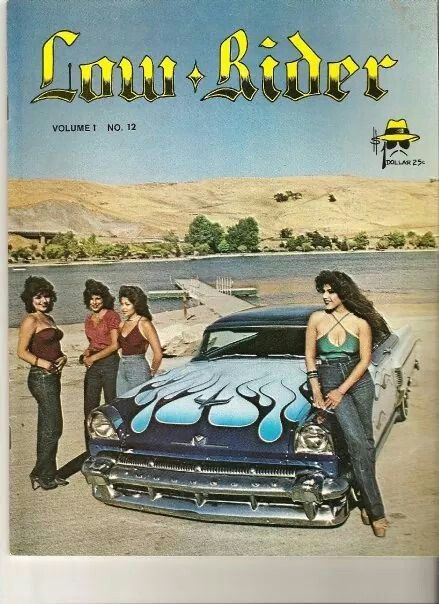 One of the very first Lowrider Magazines. I believe from the mid 1970's Chicano Love, Estilo Cholo, Chicana Style, Lowrider Art, Lowrider Cars, Mexican American, Chicano Art, Car Magazine, Old Car