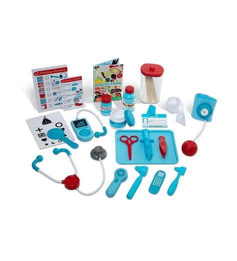 Get Well Doctor's Play Set Doctor Play Set, Playing Doctor, Melissa And Doug, Melissa & Doug, Puzzle Toys, Play Set, Activity Centers, The Doctor, Id Badge