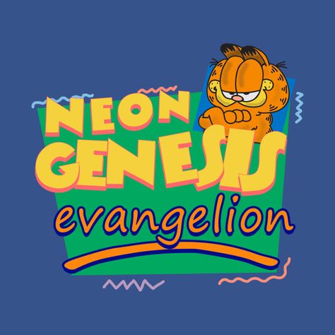 Neon Genesis Evangelion Meets Garfield And Friends T-Shirt Neon Genesis Evangelion Garfield Shirt, Garfield Neon Genesis Evangelion, Garfield Collection, Garfield Shirt, Garfield And Friends, Mouse Wallpaper, Friends T Shirt, Mickey Mouse Wallpaper, Friends Tshirt