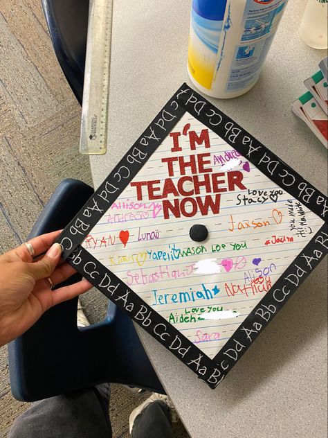 Student Teacher Graduation Ideas, Student Teaching Cap, Student Teacher Graduation Cap, Funny Teacher Graduation Caps, My Turn To Teach Graduation Cap, Masters Degree Graduation Cap Teacher, Grad Cap Teacher Education Major, Graduation Cap Future Teacher, Graduation Cap Teacher