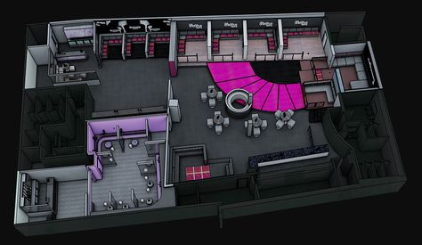 Nightclub ios app upgraded floorplan and table booking Small Nightclub Design, Nightclub Design Interiors Ideas, Nightclub Blueprint, Night Club Layout Plan, Club Building Design, Night Club Layout, Night Club Floor Plan, Nightclub Layout, Nightclub Floor Plan