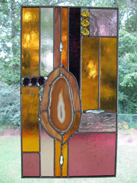 Stained Glass Agate, Agate Crafts, Jagged Mountains, Diy Stained Glass Window, Agate Art, Desert Southwest, Agate Slices, Glass Window Art, Lake Mead