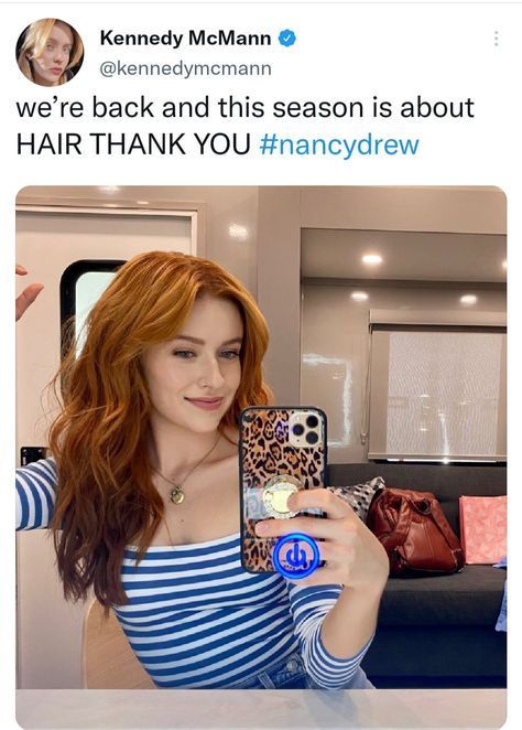 Nancy Drew Hairstyles, Nancy Drew Hair, Hair 2022, Over Love, Red Heads, Brotherly Love, Nancy Drew, We're Back, About Hair