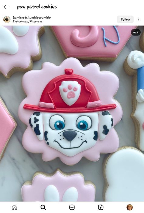 Paw Patrol Cookies, Sugar Cookie Designs, Cookie Time, Paw Patrol Party, Street Kids, Cookie Designs, Sesame Street, Paw Patrol, Cookie Decorating