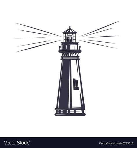 Lighthouse Illustration, Lighthouse Logo, Village Scene Drawing, House Png, Scene Drawing, Village Scene, Light House, Transparent Png, Lighthouse