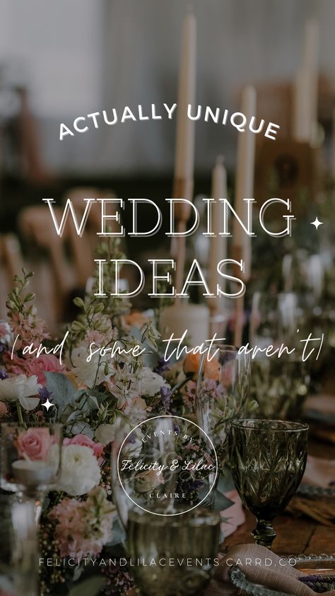 "About a month ago I saw a TikTok that sparked this fixation on defining things as traditional or non-traditional. I won't dish the username but I found myself yelling, "That's very common!" at every "non-traditional" thing they did at their wedding. (I'd like to note that I love wedding traditions, unique things, and doing whatever makes you happy! I just find it irksome to call something "non-traditional" when it is anything but)" Click here to read more! Unique Wedding Ideas Ceremony, Non Traditional Things To Do At Wedding, Fun Non Traditional Wedding Ideas, Intentional Wedding Ideas, Modern Wedding Traditions, Unique Wedding Traditions, Thoughtful Wedding Ideas, Not Traditional Wedding, Non Traditional Wedding Reception