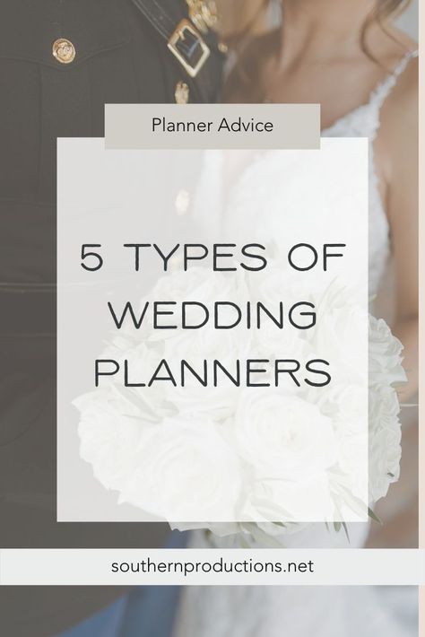 In this blog post I'm sharing the 5 types of wedding planners. If you're a new or aspiring wedding planner and unsure of which services you should offer this is for you. | Southern Productions wedding planner education #weddingplanner #weddingplannereducation #weddingplannereducator #howtobecomeaweddingplanner #weddingplannertips #weddingplannermentor #typesofweddingplanners Events Management, Wedding Planning Business, Types Of Planners, Luxury Marketing, Plan Planner, Event Management, Wedding Planners, Planner Template, Wedding Planner