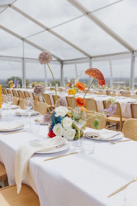 Tablecloths Wedding, Wedding Ambiance, Make People Happy, Avila Beach, Engagement Dinner, Pavilion Wedding, Yellow Table, People Happy, Table Inspiration