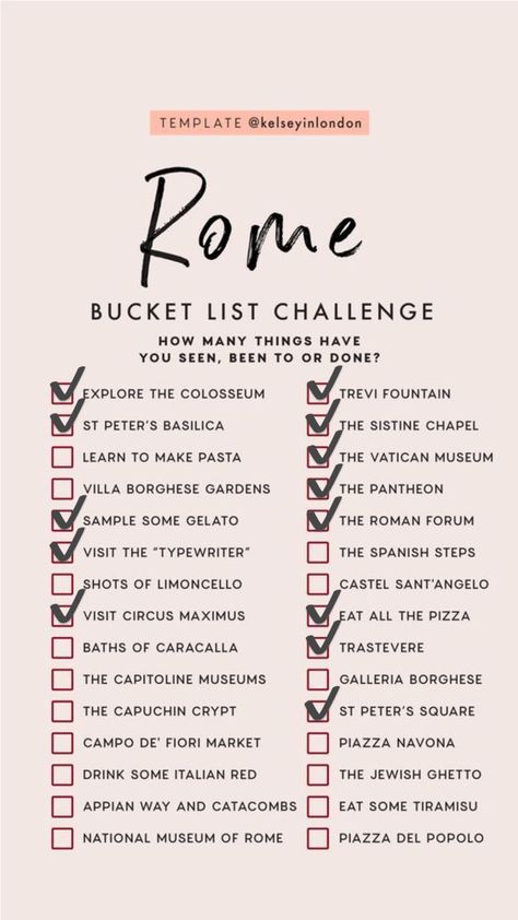 #rome #italy #travel #bucketlist Bucket List Challenge, Rome Bucket List, Italy Trip Planning, Italy Moda, Rome Itinerary, Rome Travel Guide, Travel Destinations Bucket Lists, Travel Wishlist, Italy Travel Guide