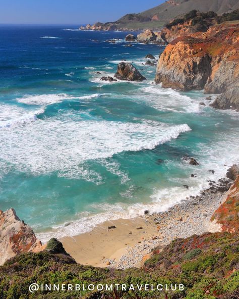 The water in Big Sur is unmatched 🤤 find the best spots to stay, eat & play on the Cali Summer Roadtrip itinerary! Cali Summer, Summer Roadtrip, Lake Tahoe California, Summer Road Trip, Yosemite National, Yosemite National Park, Big Sur, Lake Tahoe, Good Time