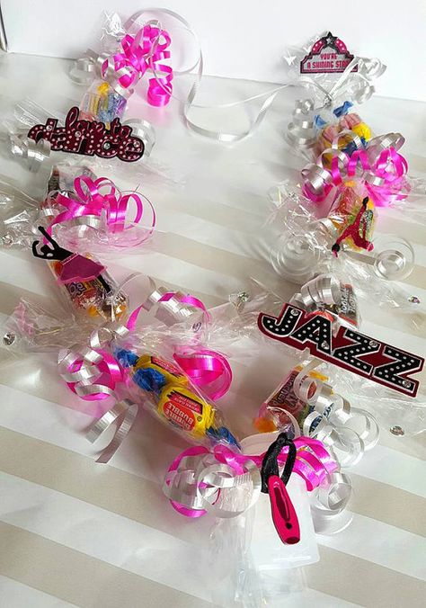 Dance Recital Gifts Diy, Candy Leis, Recital Gifts, Candy Lei, Dance Recital Gifts, Cookie Favors, Dance Recital, Jazz Dance, Iced Cookies