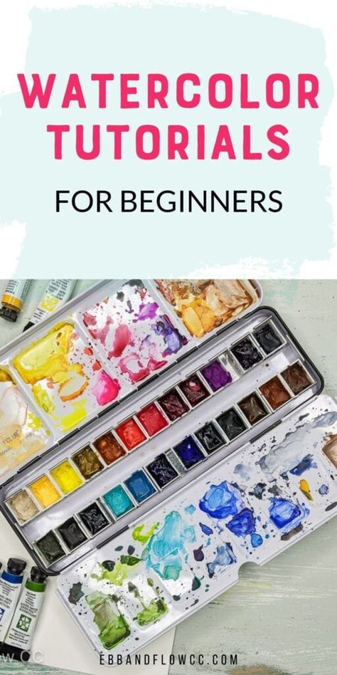 Paints For Beginners, Best Watercolor Paints, Paint For Beginners, Beginner Artist, Photography Sketchbook, Watercolor Painting For Beginners, Best Watercolor, Watercolor Supplies, Watercolor Pans