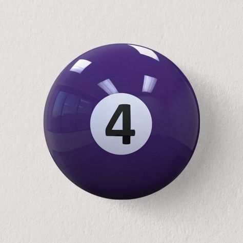 Glossy purple billiard / pool ball. 4 Pool Ball, Purple Objects, Purple Moodboard, Round Objects, Snooker Balls, Cue Sports, Billiard Ball, Pool Ball, Billiards Pool