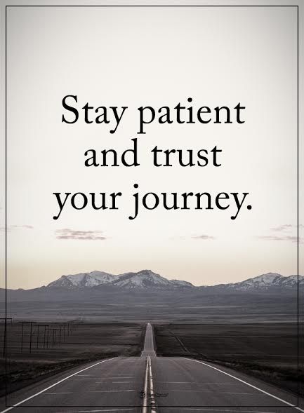 Stay patient and trust your journey (Quote via Rosie) Trust Your Journey Quotes, Patient Quotes, Yoga Quotes Mindfulness, Be Patient Quotes, Yoga Quotes Motivational, Path Quotes, Trust Your Journey, Yoga Journey, Laughing Quotes