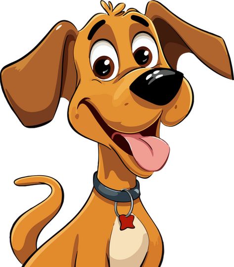 Cute little dog cartoon Puppy Drawing Easy, Dogs Cartoon, Male Cartoon Characters, Cartoon Drawings Disney, Puppy Drawing, Dog Cartoon, Cartoon Photo, Simple Cartoon, Airbrush Art