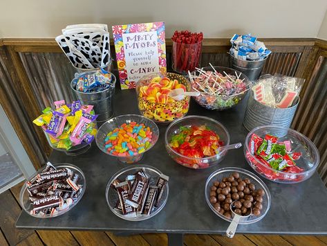 Candy Table Ideas, Candy Table, 16th Birthday Party, Spa Party, 15th Birthday, Slumber Parties, Table Ideas, 16th Birthday, 5th Birthday