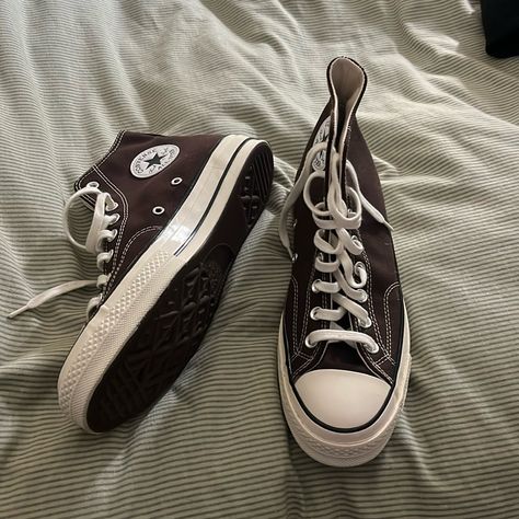 Brand New No Box, Size 9 Men 11 Women Grunge Shoes Men, Retro Sneakers Mens, Male Shoes Aesthetic, Brown Converse Outfit Men, Shoes For Men Aesthetic, Brown Converse Outfit, Men Shoes Aesthetic, Soft Masc, Converse 70