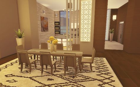 House 26 - Cobertura Reformada - The Sims 4 - Via Sims Sims4 Houses, Sims Design, Sims Memes, Sims 4 House Building, Minecraft Furniture, Sims Ideas, Sims 4 House Design, Casas The Sims 4, Sims Building