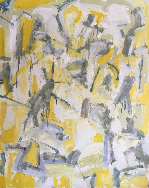 Gray And Yellow Aesthetic, Yellow And Grey Aesthetic, Grey Aesthetic, The Stag, Wallpaper Interior Design, Wallpaper Interior, Grey Painting, Paint Canvas, Paintings Abstract